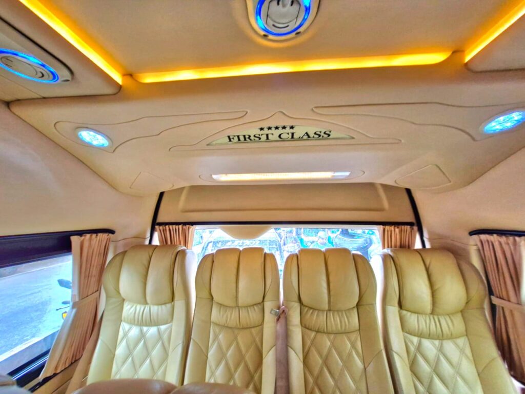 First Class Luxury Van Interior Seats