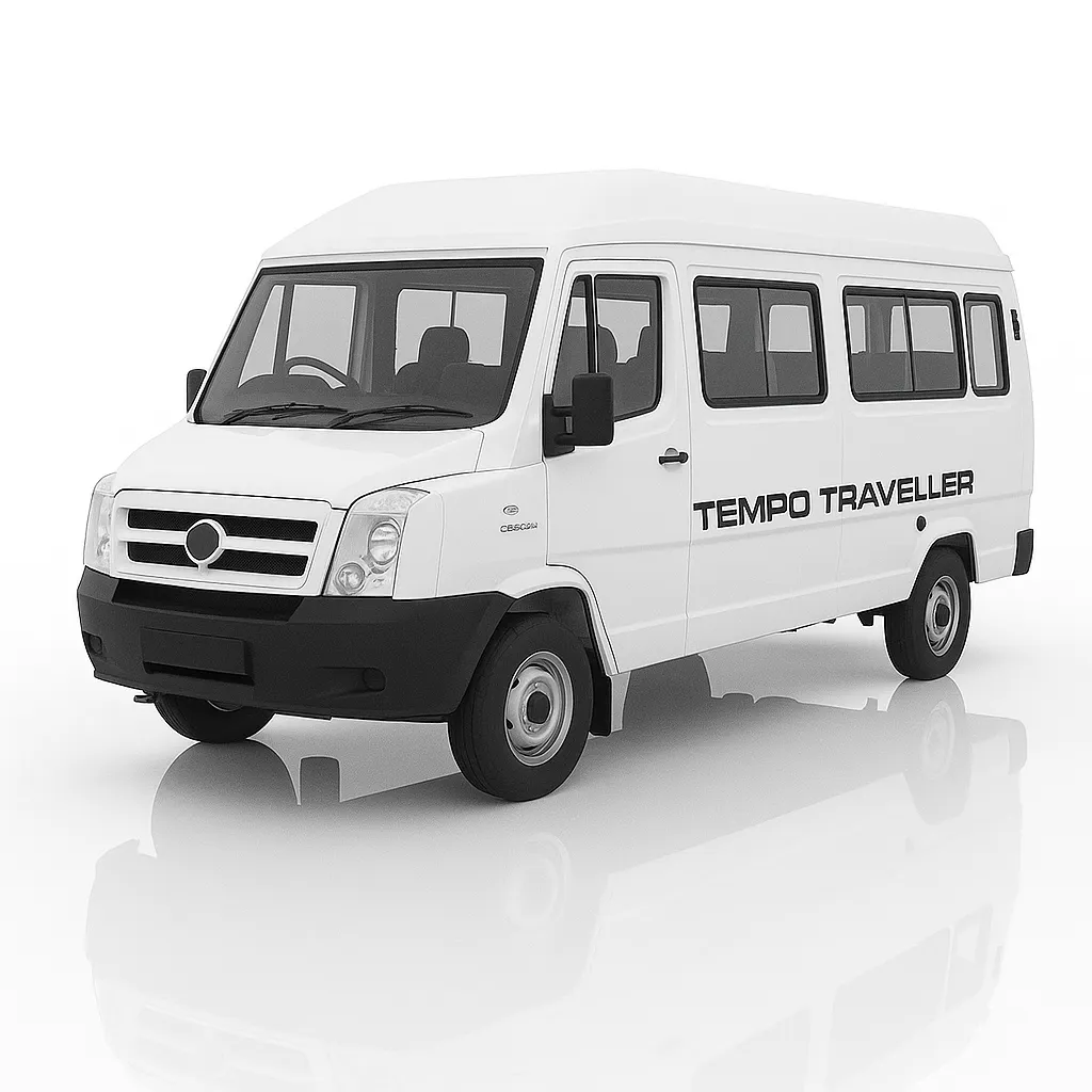 Tempo Traveller 12 Seater luxury seats and cabin space