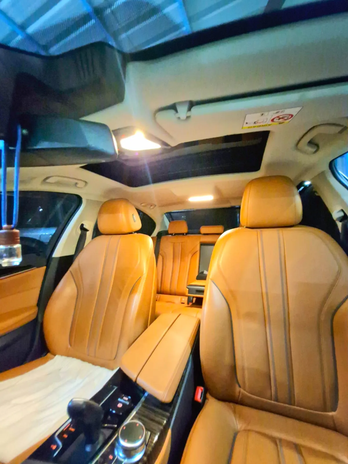 Rent luxury car with digital cockpit and plush cabin