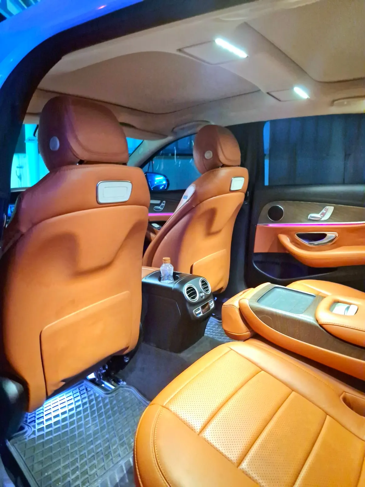 Elegant wedding car for rent with luxury interiors