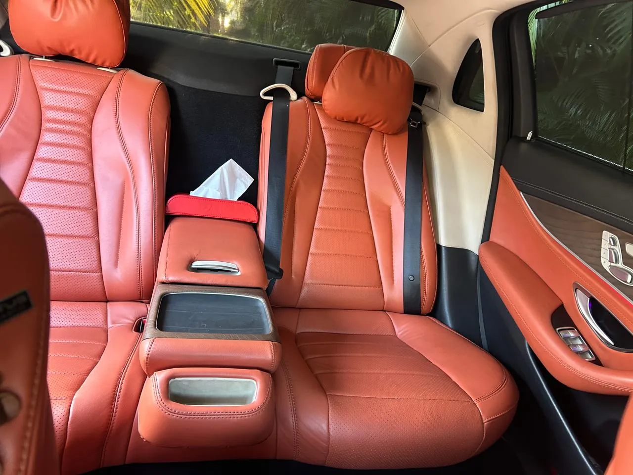Spacious wedding car with classy luxury features