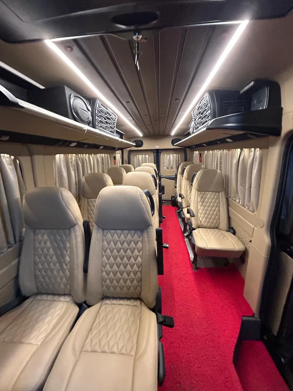 16 Seater with digital screen and luxury seat