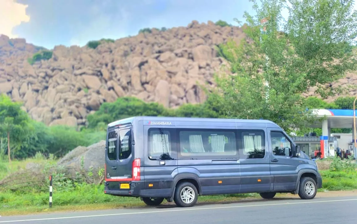 16 Seater rental interior for trip and events