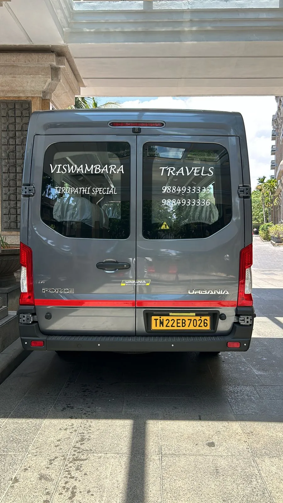 16 Seater rental interior for trip and events