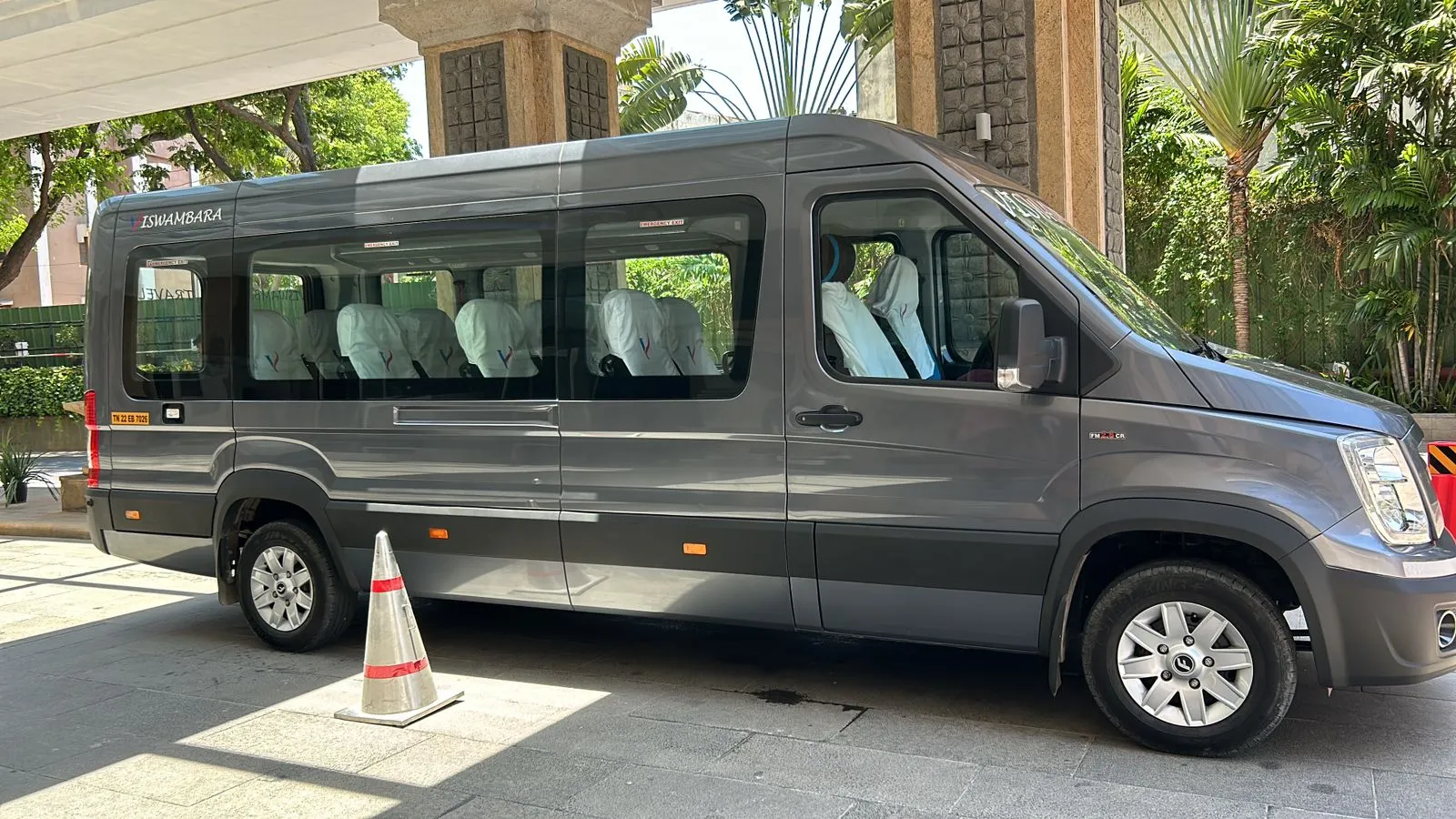 Luxury van interior for rental, trip, and meetings