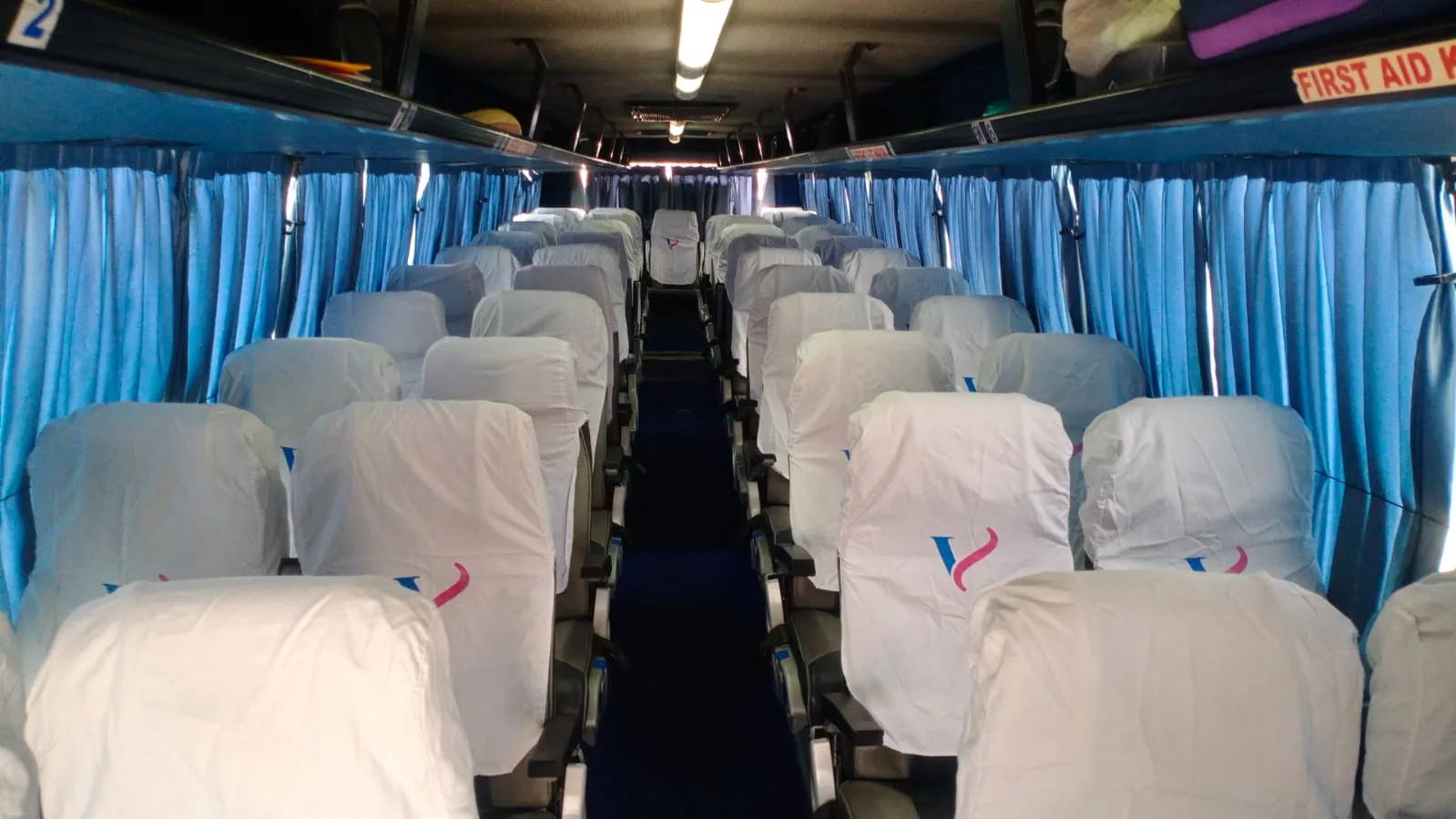 Office and wedding trip bus with comfy seating