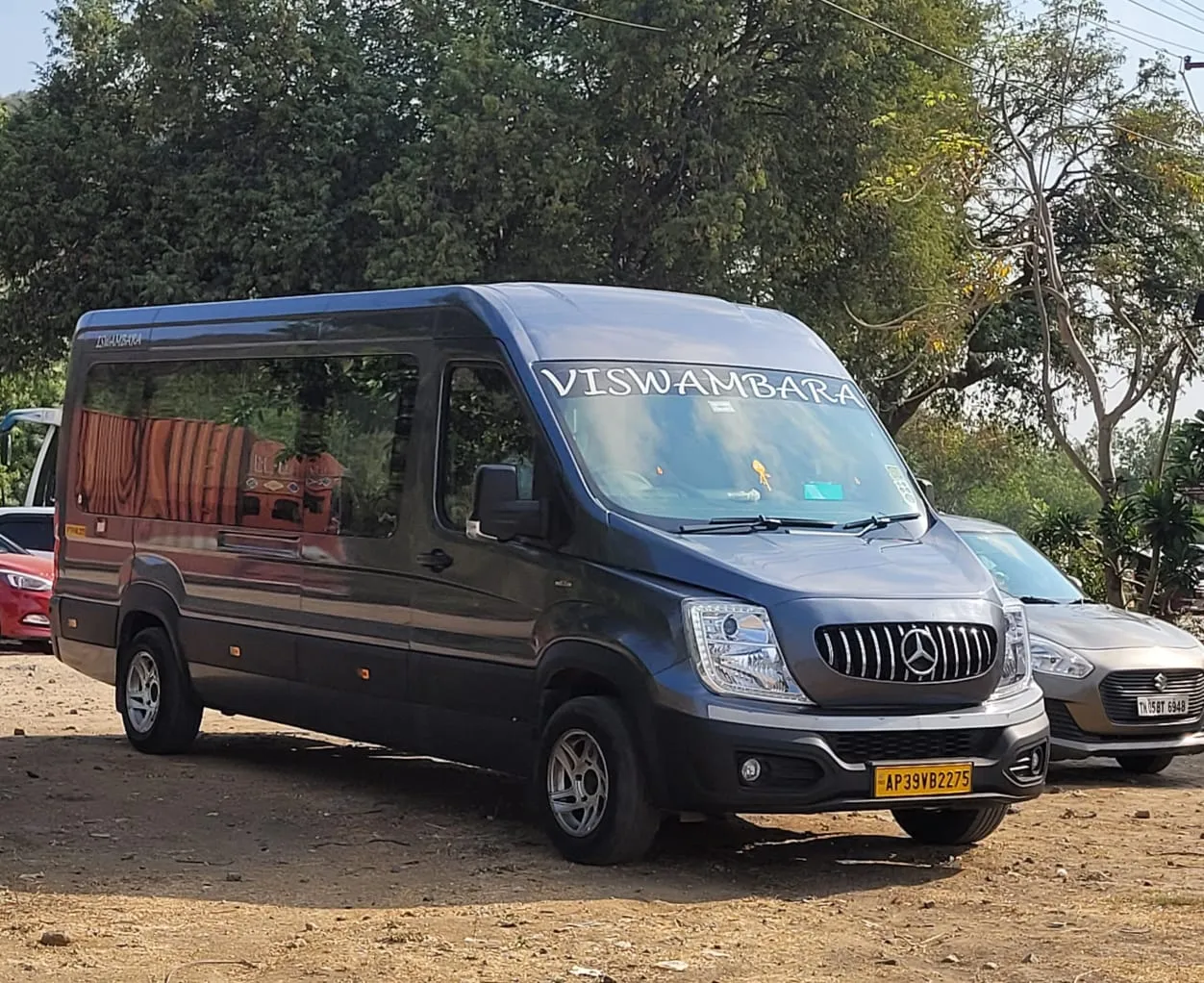 Luxury van interior for rental, trip, and meetings