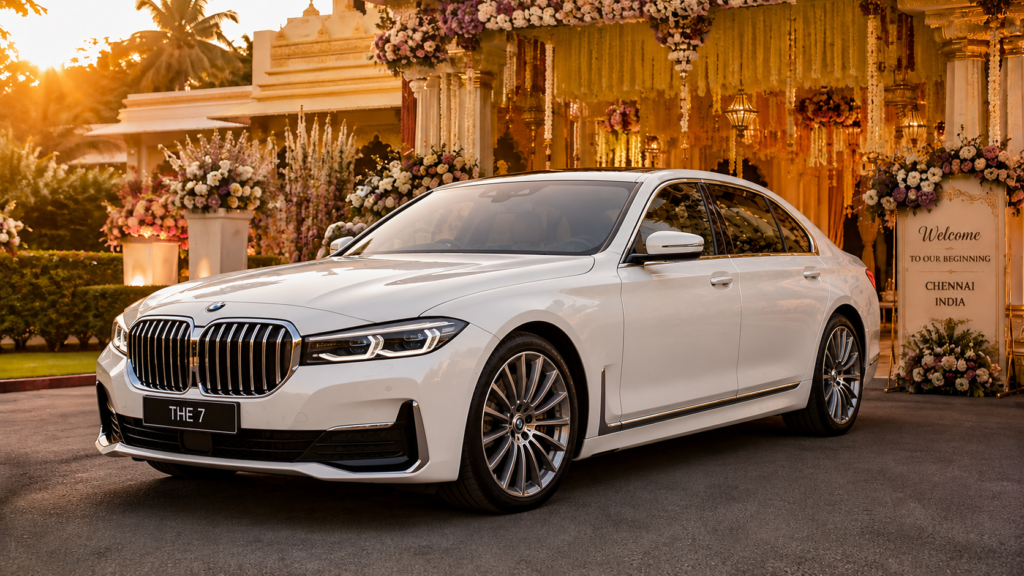BMW 7 Series rental chennai