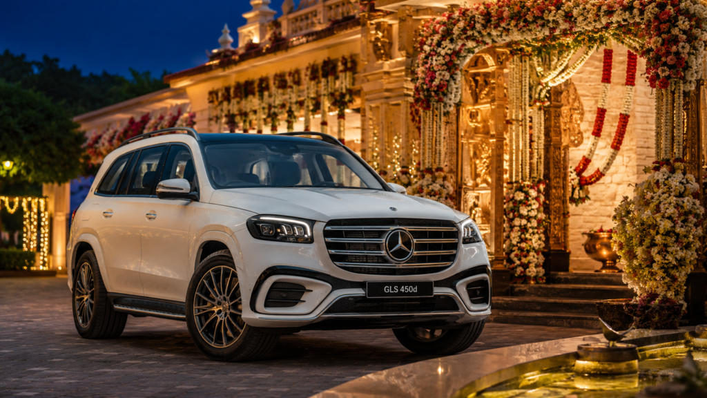 Benz GLS 450d rental chennai
