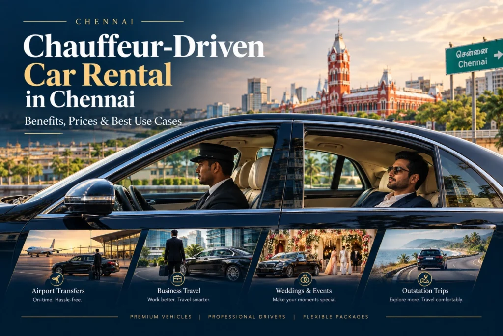 Chauffeur-Driven Car Rental in Chennai: Benefits, Prices & Best Use Cases